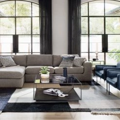 FOUR HANDS Furniture SUNBURST ETCHED BRASS SQUARE COFFEE TABLE