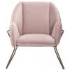 ZUO Living Room SUNDAY CHAIR: DUSTY ROSE VELVET