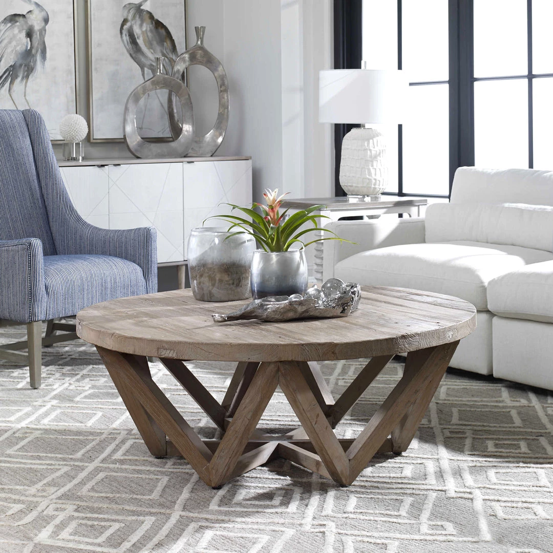 UTTERMOST SUNDRY RECLAIMED ELM WOOD COFFEE TABLE Furniture 3 UTTERMOST SUNDRY RECLAIMED ELM WOOD COFFEE TABLE Furniture