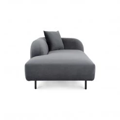 MOES Furniture SWELL VELVET CHAISE: ANTHRACITE 13 MOES Furniture SWELL VELVET CHAISE: ANTHRACITE