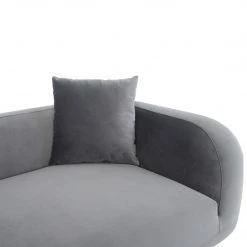 MOES Furniture SWELL VELVET CHAISE: ANTHRACITE 15 MOES Furniture SWELL VELVET CHAISE: ANTHRACITE