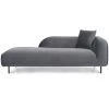 MOES Furniture SWELL VELVET CHAISE: ANTHRACITE