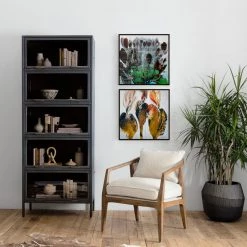 L ART "SWIM" CANVAS ART