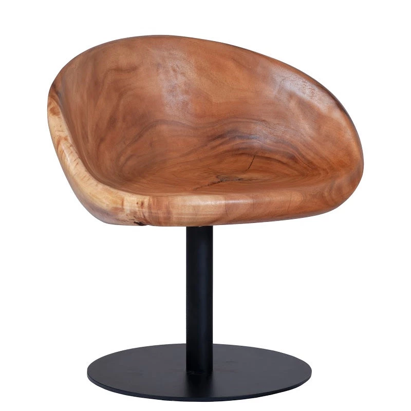 PHILLIPS COLLECTION Furniture CHAMCHA WOOD SWIVEL CHAIR 1 PHILLIPS COLLECTION Furniture CHAMCHA WOOD SWIVEL CHAIR
