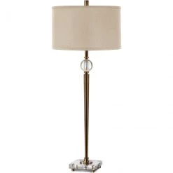 UTTERMOST SYLVAN SLIM BRASS LAMP Lighting