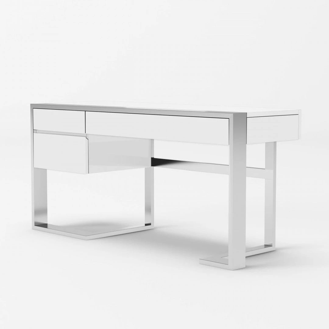 VIG SYLVAN WHITE LACQUER DESK 3 VIG SYLVAN WHITE LACQUER DESK
