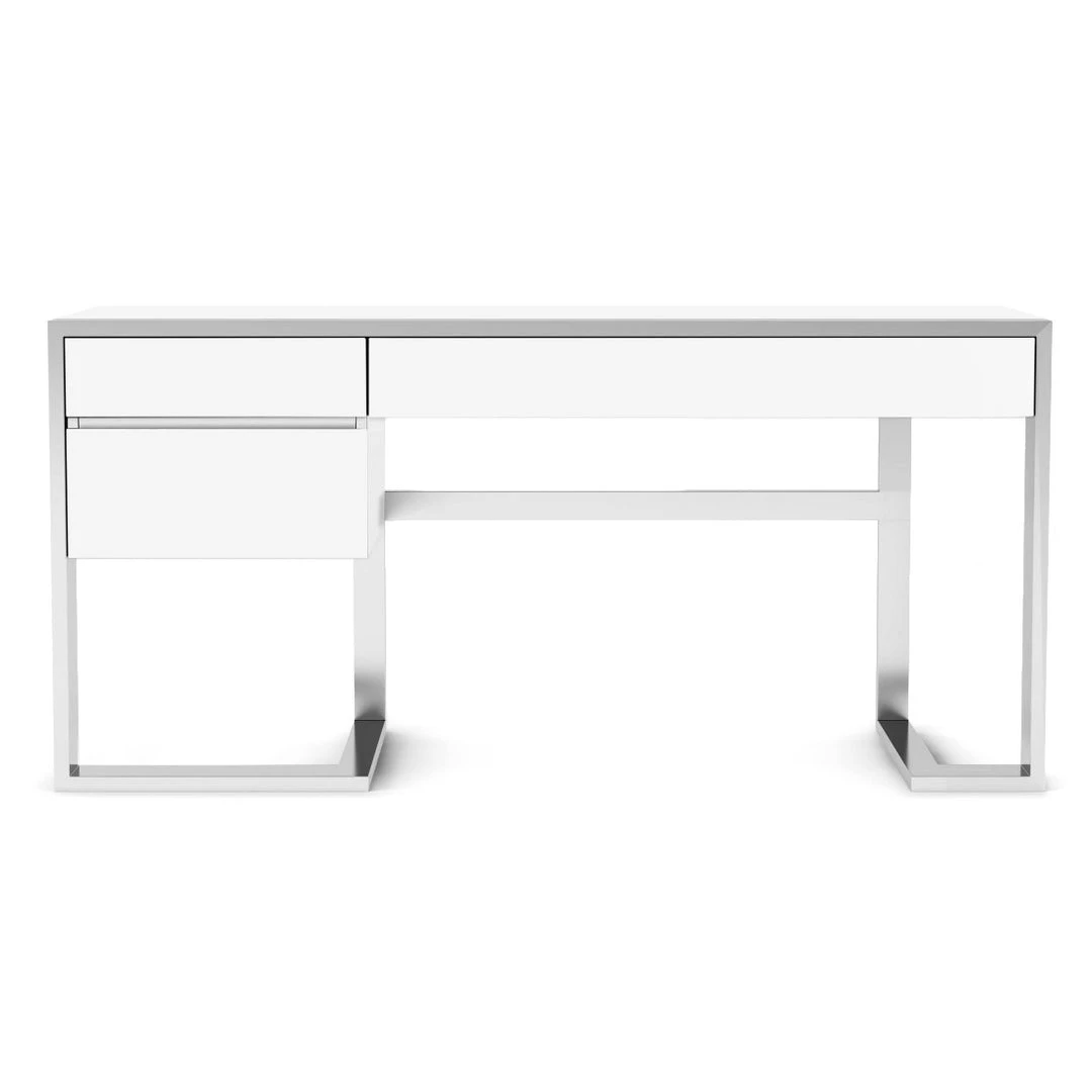 VIG SYLVAN WHITE LACQUER DESK 1 VIG SYLVAN WHITE LACQUER DESK