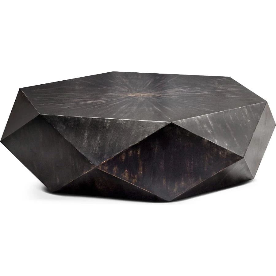 UTTERMOST Living Room TAMBORA COFFEE TABLE: WORN BLACK 1 UTTERMOST Living Room TAMBORA COFFEE TABLE: WORN BLACK