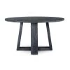 MOES Furniture TANYA ROUND DINING TABLE: SANDBLASTED BLACK