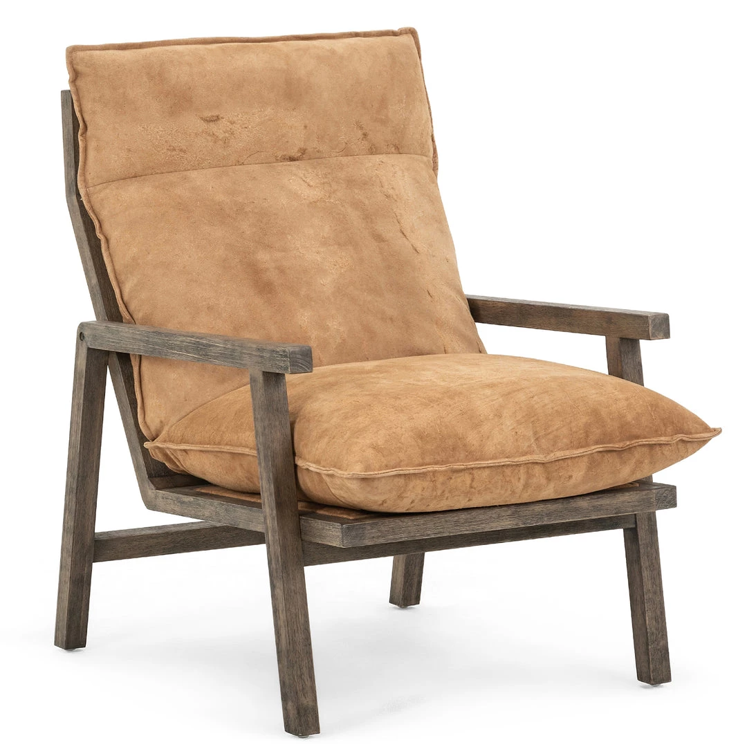 FOUR HANDS Furniture TAOS WHISTLER CHAMOIS SUEDE LOUNGE CHAIR 2 FOUR HANDS Furniture TAOS WHISTLER CHAMOIS SUEDE LOUNGE CHAIR