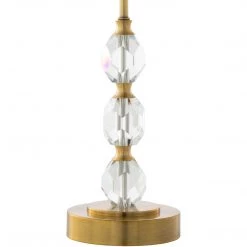 SURYA Lighting TARYN CRYSTAL & BRASS BUFFET LAMP | SET OF 2