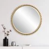 UTTERMOST TAZA ROUND MIRROR: GOLD Mirrors