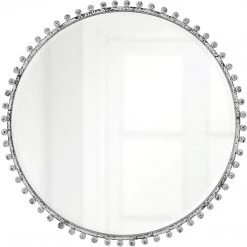 UTTERMOST Mirrors TAZA ROUND MIRROR: VINTAGE WHITE