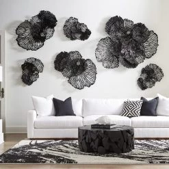 PHILLIPS COLLECTION TEAK CHUNK ROUND COFFEE TABLE: BLACK Furniture