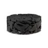 PHILLIPS COLLECTION TEAK CHUNK ROUND COFFEE TABLE: BLACK Furniture