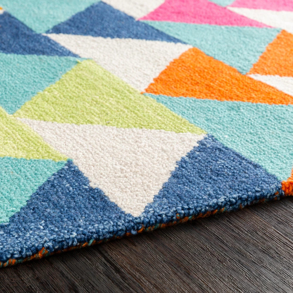 SURYA POP ANGLES WOOL RUG: ELECTRIC MULTI 4 SURYA POP ANGLES WOOL RUG: ELECTRIC MULTI