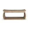 UTTERMOST TEMPLE NATURAL ELM WOOD BENCH