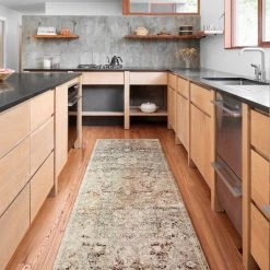 LOLOI THEIA 05 RUG: TAUPE / BRICK