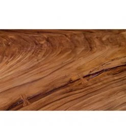 PHILLIPS COLLECTION SCORE COFFEE TABLE CHAMCHA WOOD, IRON BASE