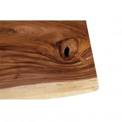 PHILLIPS COLLECTION SCORE COFFEE TABLE CHAMCHA WOOD, IRON BASE