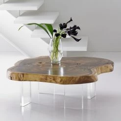 PHILLIPS COLLECTION Furniture FLOATING FREEFROM NATURAL COFFEE TABLE