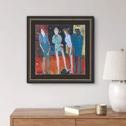 ART CLASSICS "THE ARTIST STUDIO" GLASS FRAMED ART 9 ART CLASSICS