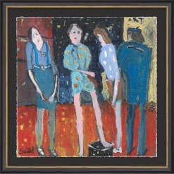 ART CLASSICS "THE ARTIST STUDIO" GLASS FRAMED ART 11 ART CLASSICS