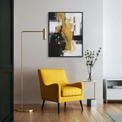 L ART "THE GRID" CANVAS ART DIPTYCH 7 L ART