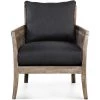 UTTERMOST Furniture THE GROVE CANE CHAIR: CHARCOAL