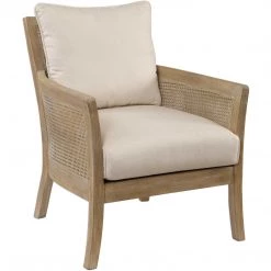 UTTERMOST THE GROVE CANE CHAIR: NATURAL