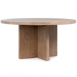 DOVETAIL THE NATURALIST 60" ROUND DINING TABLE