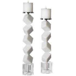 UTTERMOST THEIRRY CANDLE HOLDERS | SET OF 2