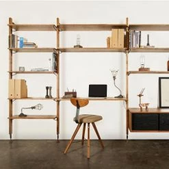 NUEVO THEO WALL UNIT WITH LARGE SHELVES Living Room