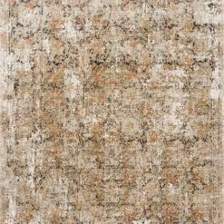 LOLOI THEIA 02 RUG: TAUPE / GOLD