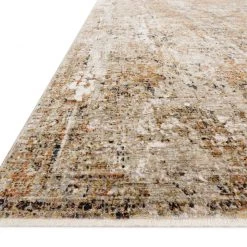 LOLOI THEIA 02 RUG: TAUPE / GOLD