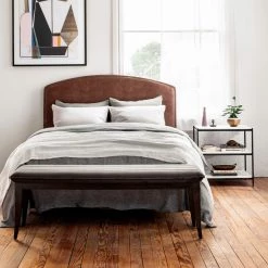 FOUR HANDS THREE TIER MARBLE END TABLE