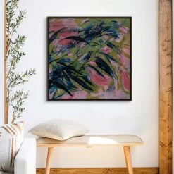 L ART "THREE WISE BIRDS" CANVAS ART