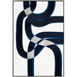 L ART "THROUGH THE ROAD I" HAND PAINTED CANVAS ART 7 L ART