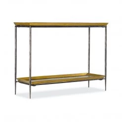 HOOKER TIBI GOLD TRAY TOP CONSOLE TABLE