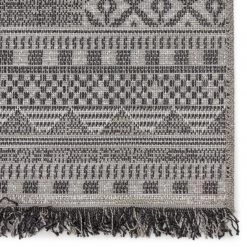 JAIPUR TIKAL KEYAN INDOOR-OUTDOOR RUG: GREY
