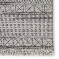 JAIPUR TIKAL RAMOS INDOOR-OUTDOOR RUG: GREY