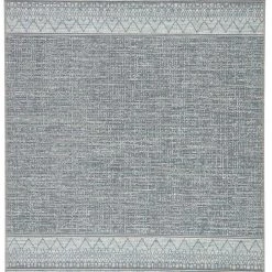 JAIPUR TIKAL RAVI INDOOR-OUTDOOR RUG: GREY, SKY