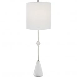 UTTERMOST TILLY WHITE MARBLE BUFFET LAMP