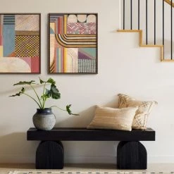 L ART "TIME JOURNEY" LINEN ART SERIES Wall Art