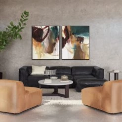 MOES LUXE DREAM MODULAR SECTIONAL ANTIQUE BLACK