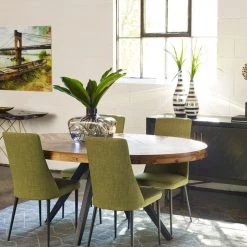 MOES PARQ OVAL DINING TABLE