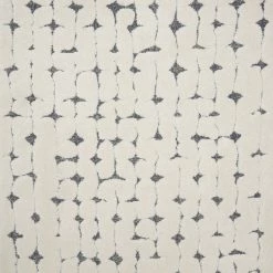 LOLOI TOMI RUG: WHITE + INK BLUE
