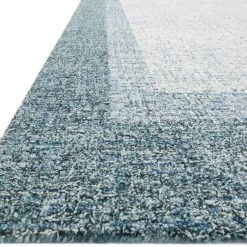 LOLOI TONAL BORDERS TUFTED WOOL RUG