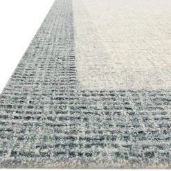LOLOI TONAL BORDERS TUFTED WOOL RUG