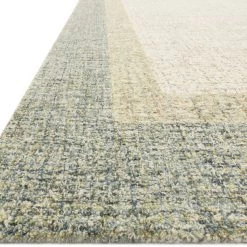 LOLOI TONAL BORDERS TUFTED WOOL RUG
